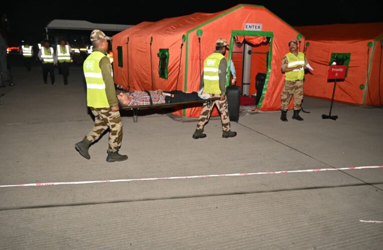 Delhi Airport conducts Agni Chakra full scale aircraft crash mock drill
