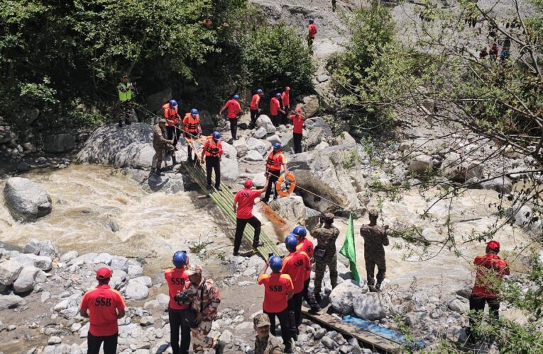 Indian Army Conducts Joint Flood Relief Exercise Jal Aapda in Tawang