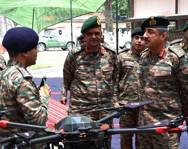 Trishakti Corps Commander reviews operational readiness at Binaguri Military Station