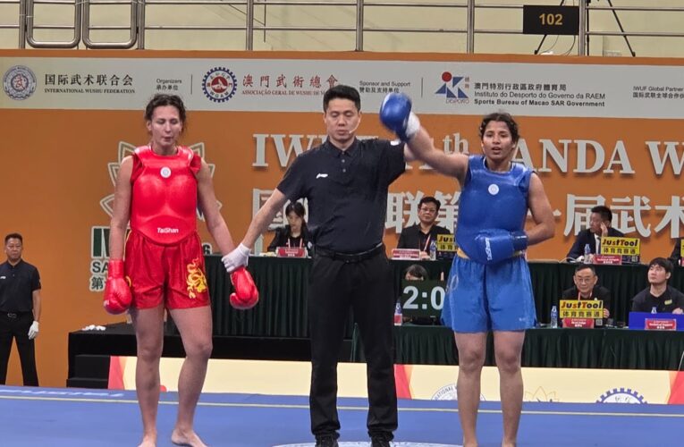 BSF Head Constable Shivani wins gold medal at Wushu World Cup in Macau