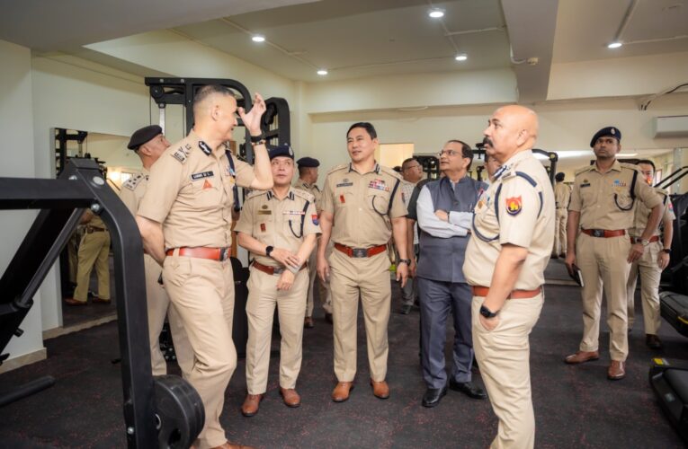 Manipur DGP inaugurates new canteens and gym for police personnel at Mantripukhri
