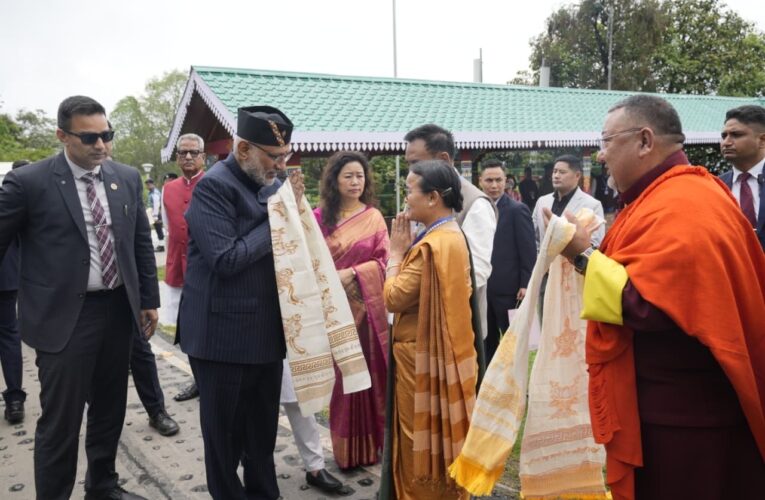 Vice President CP Radhakrishnan arrives in Gangtok for Sikkim Statehood Day celebrations