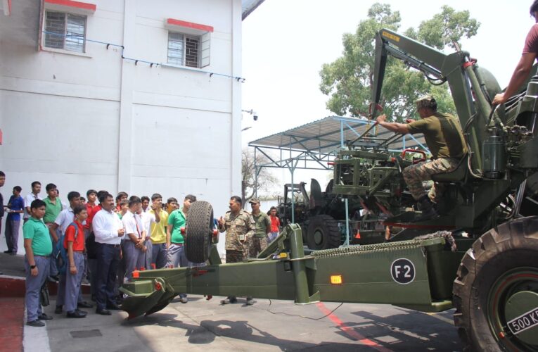 Army Public School Jabalpur students visit 506 Army Base Workshop to explore military technology and career opportunities