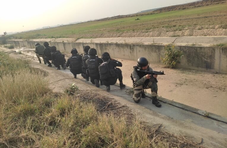 Delhi airport counter terrorism mock drill tests security preparedness
