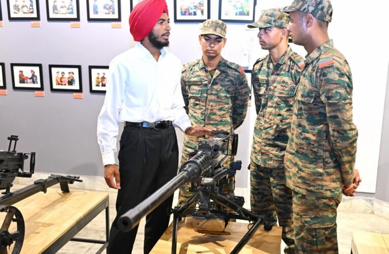 Officers Training Academy Gaya cadets visit Sikh Regimental Centre Museum to learn military history