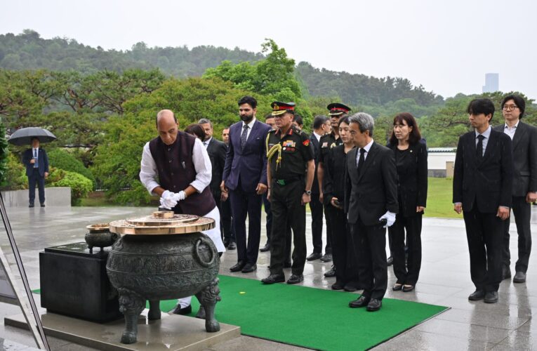Defense Minister Rajnath Singh strengthens strategic ties in South Korea