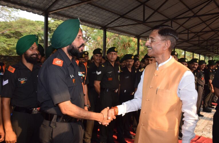 Sanjay Seth Reviews Advanced Military Training at Hyderabad Artillery Centre