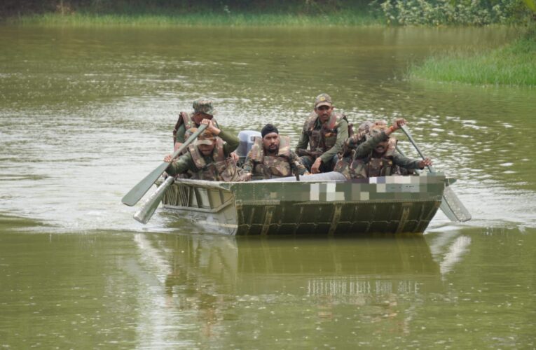Assam Rifles conducts joint flood relief training exercise in Tripura to boost disaster readiness