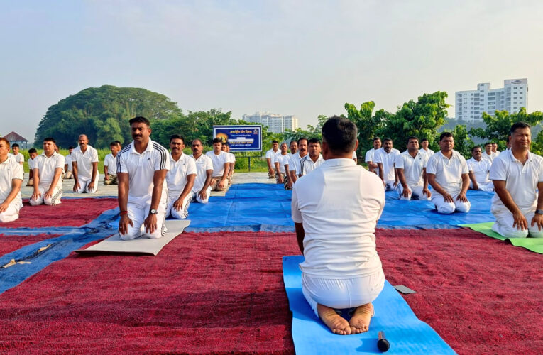 CISF organizes yoga session for personnel at Cochin Airport ahead of International Yoga Day
