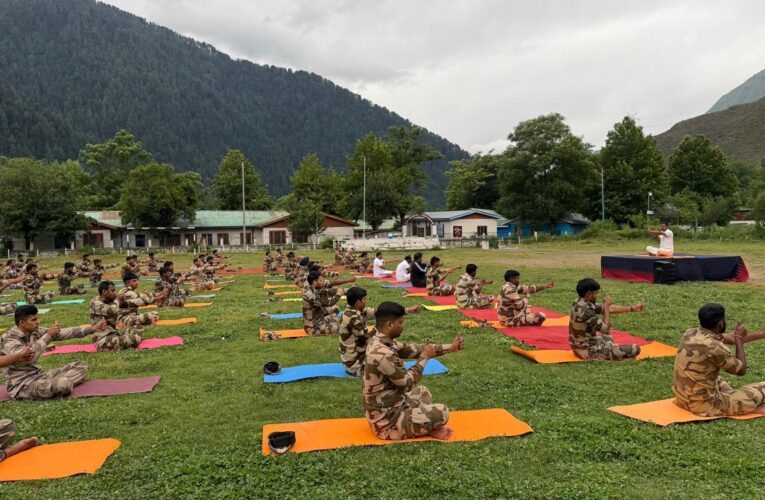 Yoga session held for CISF personnel in Jammu and Kashmir