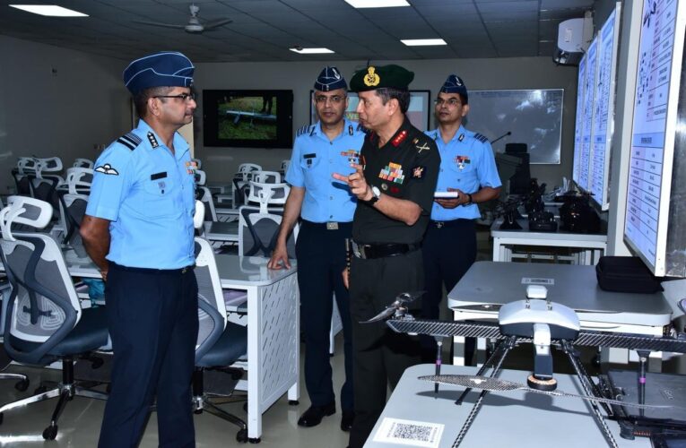 Air Marshal Yalla Umesh reviews joint technical training and innovation at MCEME Secunderabad