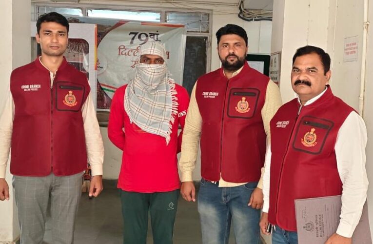 Delhi Police Crime Branch arrests wanted proclaimed offender with 30 criminal cases