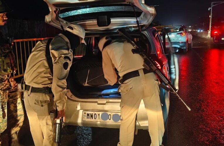 Security forces intensify area domination and secure national highway in Manipur