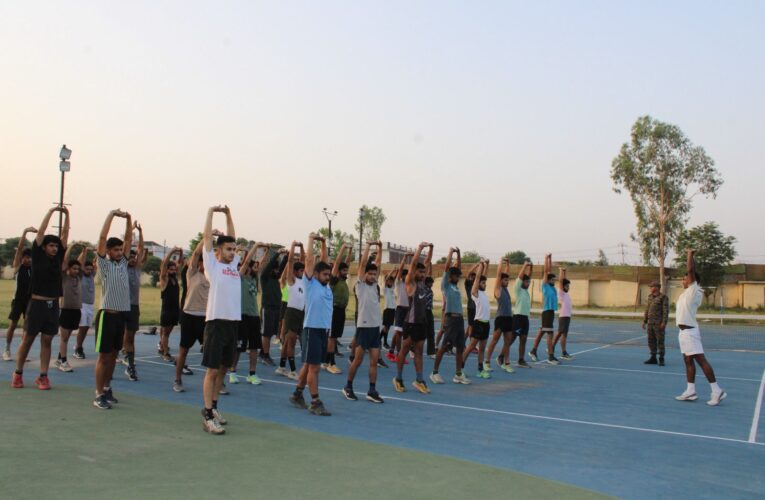 Indian Army trains Agniveer aspirants in RS Pura Jammu for recruitment rallies