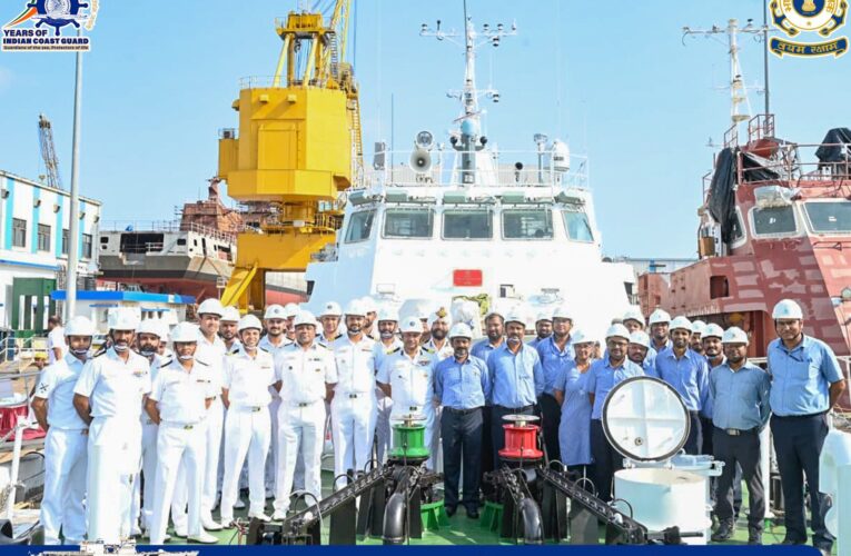 Indian Coast Guard inducts fifth fast patrol vessel Akshay to boost maritime security