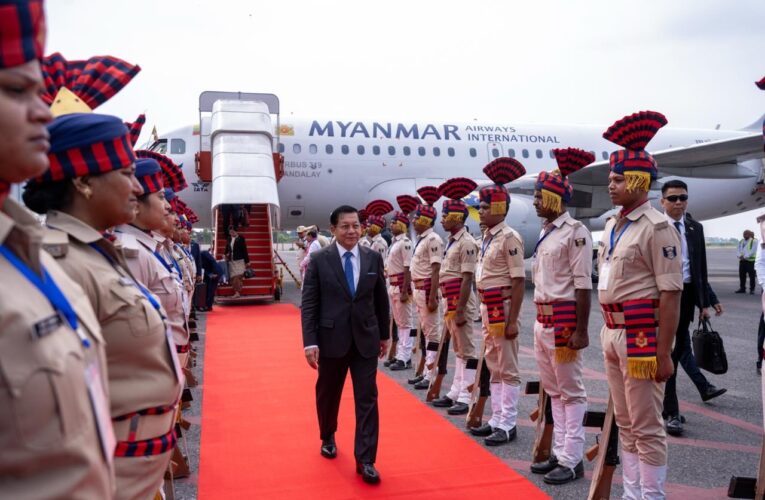 Myanmar President arrives in Bodh Gaya to strengthen civilisational and spiritual ties with India