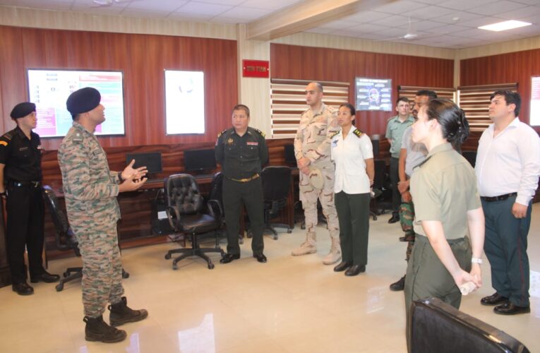 Indian Army and foreign military officers explore advanced technology training in Jabalpur