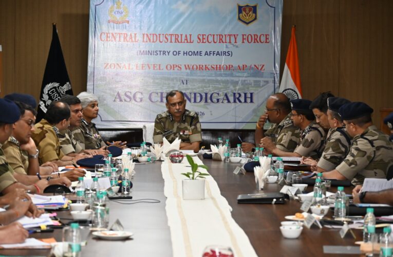 Central Industrial Security Force Chief Reviews Airport Counter Drone Prep and Security Strategies