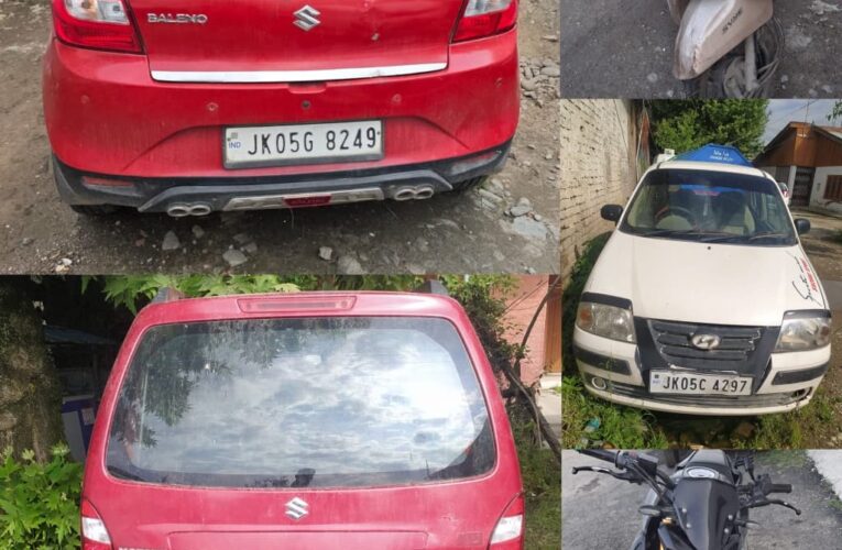 Sopore Police to Auction Five Seized Vehicles in Narcotics Crackdown