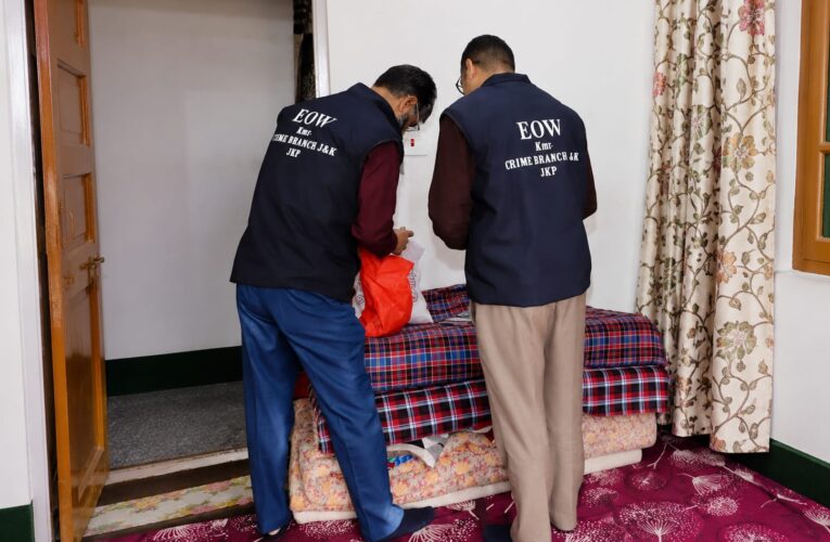 Kashmir land fraud case EOW conducts searches in Rs 93 lakh scam