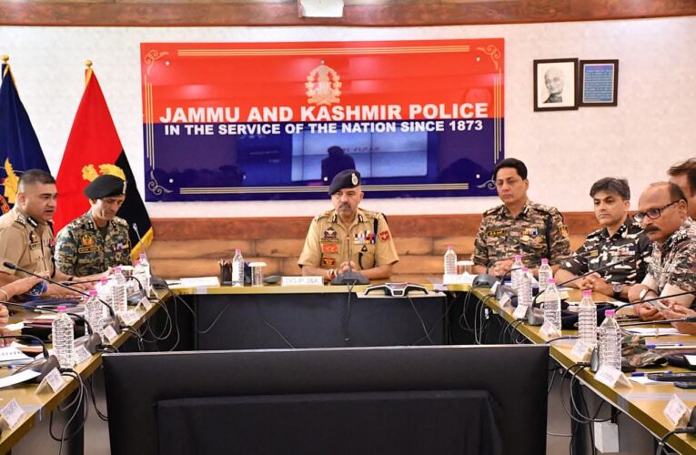 Jammu and Kashmir DGP Nalin Prabhat reviews security for Eid ul Adha and Amarnath Yatra 2026