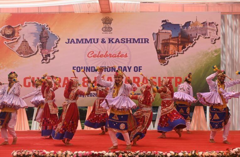Gujarat and Maharashtra Foundation Day celebrated at Jammu Lok Bhavan