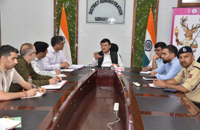 Minga Sherpa Reviews Nasha Mukt Bharat Abhiyan Progress in Udhampur