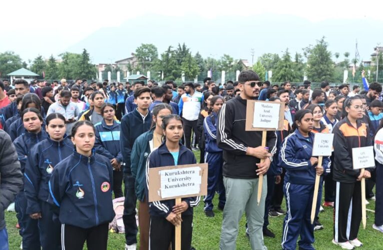 All India Inter University Wushu Championship begins at University of Kashmir