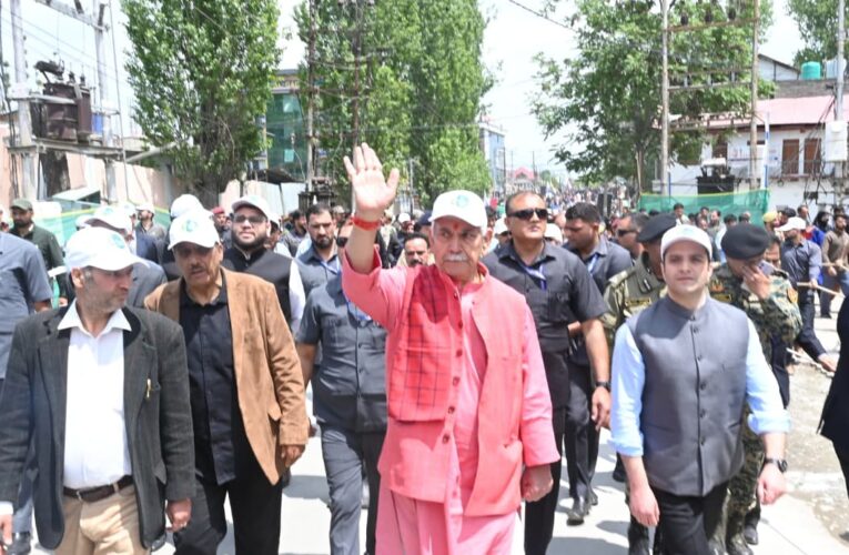 Lieutenant Governor Manoj Sinha Announces Parents Brigade to Combat Drug Menace in Budgam