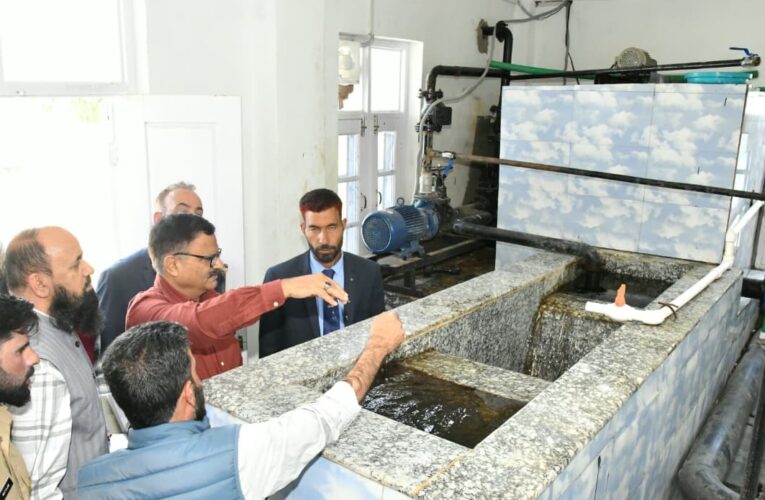 Javed Ahmed Rana Inspects Jal Jeevan Mission and Tribal Projects in Shopian and Pulwama