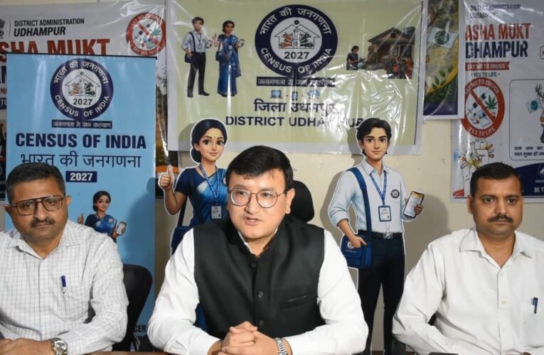 Udhampur gears up for Census 2027 self enumeration drive