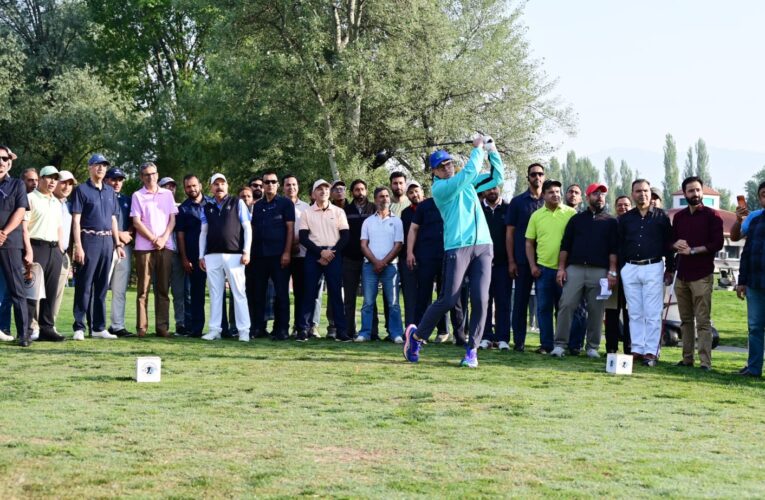 Chief Minister Omar Abdullah inaugurates India Golf Carnival at Royal Springs Golf Course