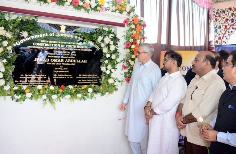 Omar Abdullah launches development projects worth over 42 crore in Ganderbal