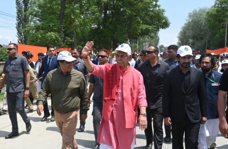 LG Manoj Sinha Pledges to Dismantle Drug Syndicates; Vows to Seize Every Rupee of Narcotics Trade