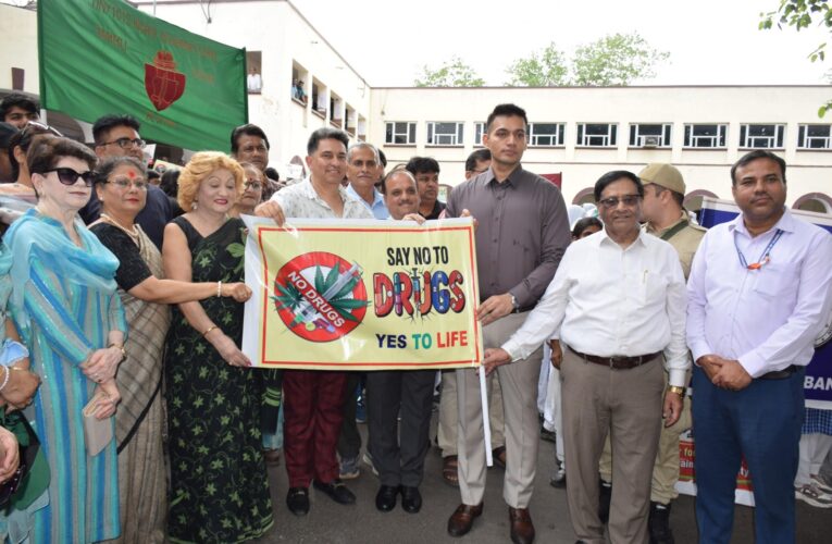 DC Jammu Leads Massive Anti-Drug Awareness Rally Under Nasha Mukt Bharat Abhiyan