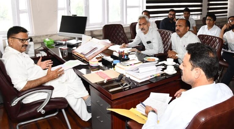 Javed Ahmed Rana reviews development works and annual action plan for Poonch