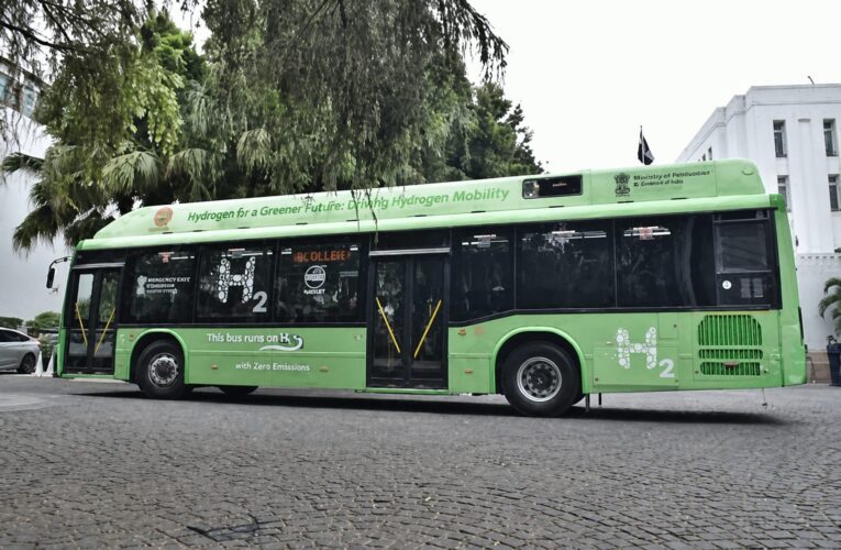 Delhi Metro launches hydrogen shuttle bus at Central Vista