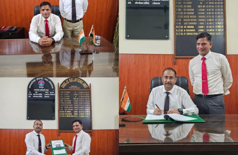 Lt Col Chetan Singh Kabsuri Takes Charge As PRO Defence Dehradun