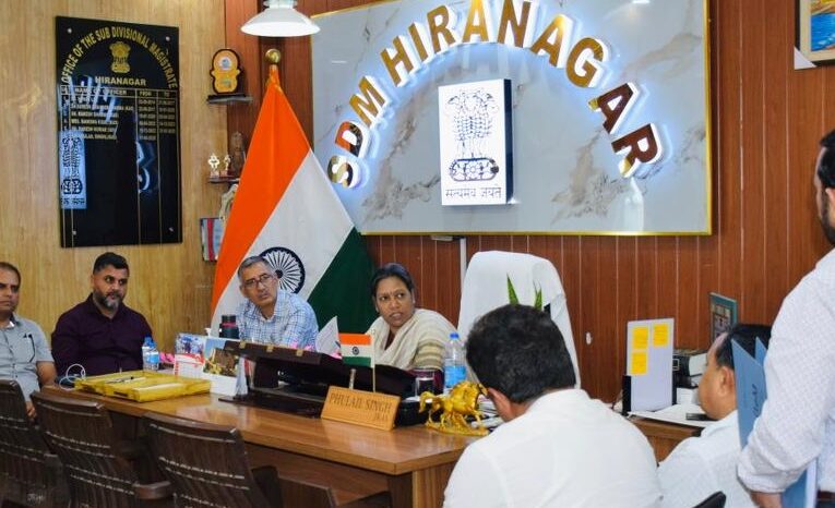 Commissioner Secretary R Alice Vaz Reviews Vibrant Village Programme Progress in Kathua Border Areas