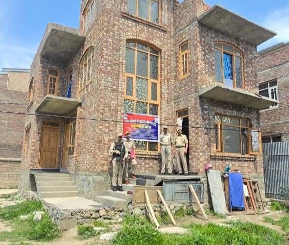 Srinagar police attach drug peddler property worth crores