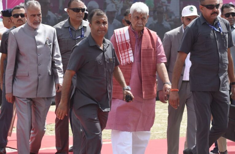 Lieutenant Governor Manoj Sinha vows to destroy narco terror network in Jammu and Kashmir