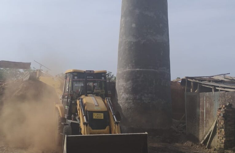Illegal Brick Kiln Demolished in Beerwah Budgam for Regulation Violations