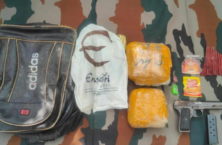 Kulgam police arrest terror associate with hand grenades and posters in South Kashmir