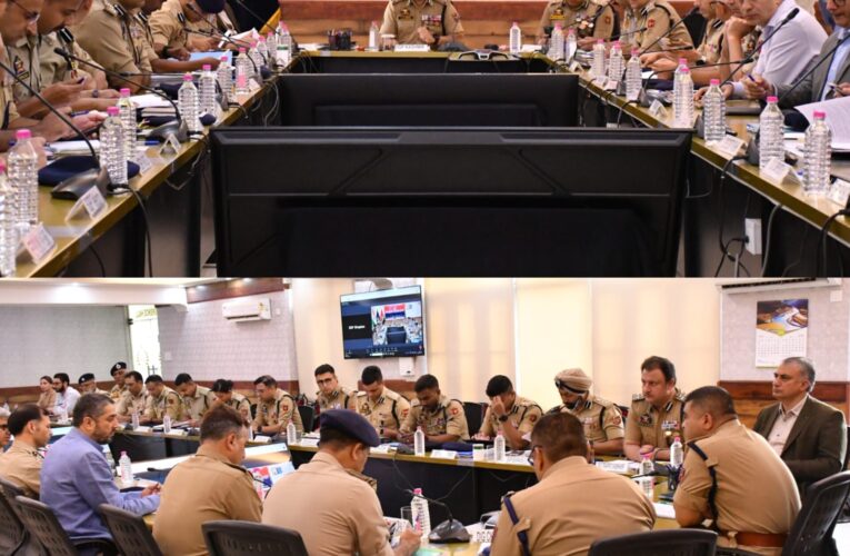 IGP Kashmir reviews security arrangements for upcoming Eid-Ul-Adha and Shri Amarnath Ji Yatra-2026 at PCR Kashmir