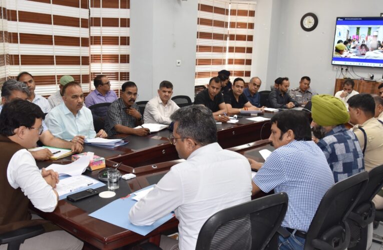 Udhampur administration reviews pre monsoon and flood preparedness measures