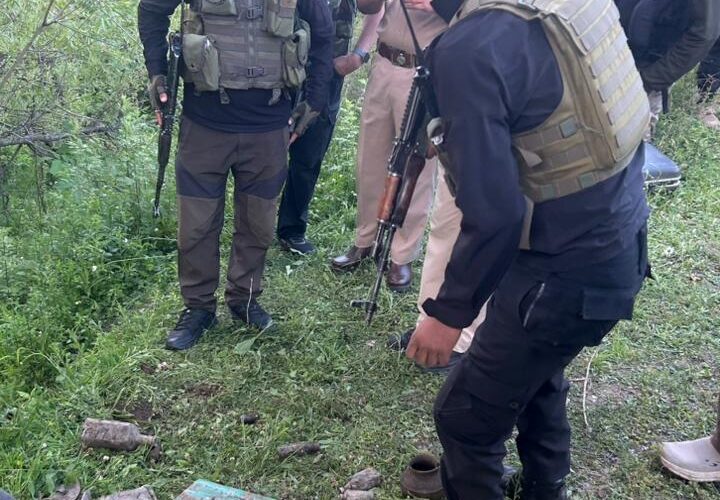 Huge weapons recovery as joint forces bust Terrorist hideout in Baramulla