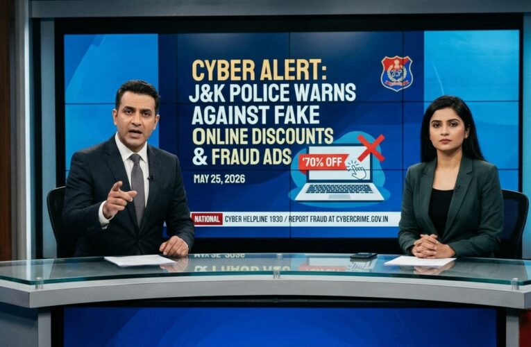 Jammu and Kashmir Police Issue Cyber Advisory Warning Against Fake Online Discounts and Fraudulent Advertisements