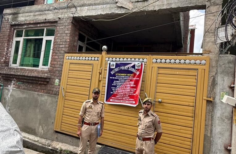 Srinagar police freeze assets worth two crores belonging to drug peddlers under NDPS Act