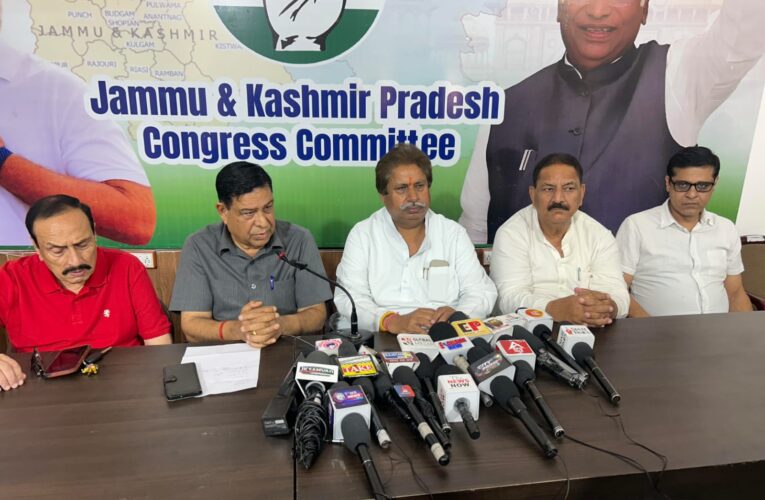 JKPCC Slams Government Over Jammu Water Crisis and Paper Leaks Demands Early Local Polls