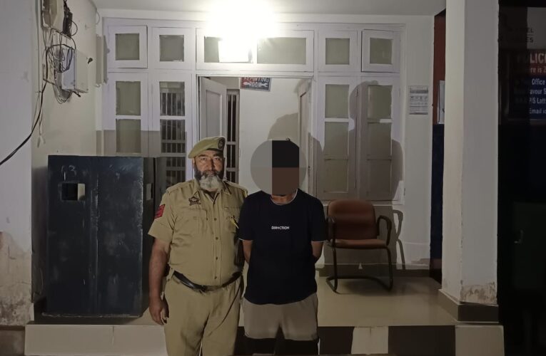 Udhampur Police Arrest Drug Peddler and Seize Heroin in Latti
